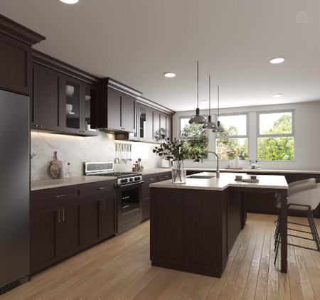Espresso Kitchen Cabinets