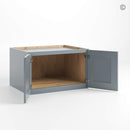 Gray Shaker 30″ W Refrigerator Wall Cabinet – 24″ Deep