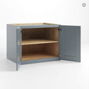 Gray Shaker 24″ H Refrigerator Wall Cabinet 24″ Deep