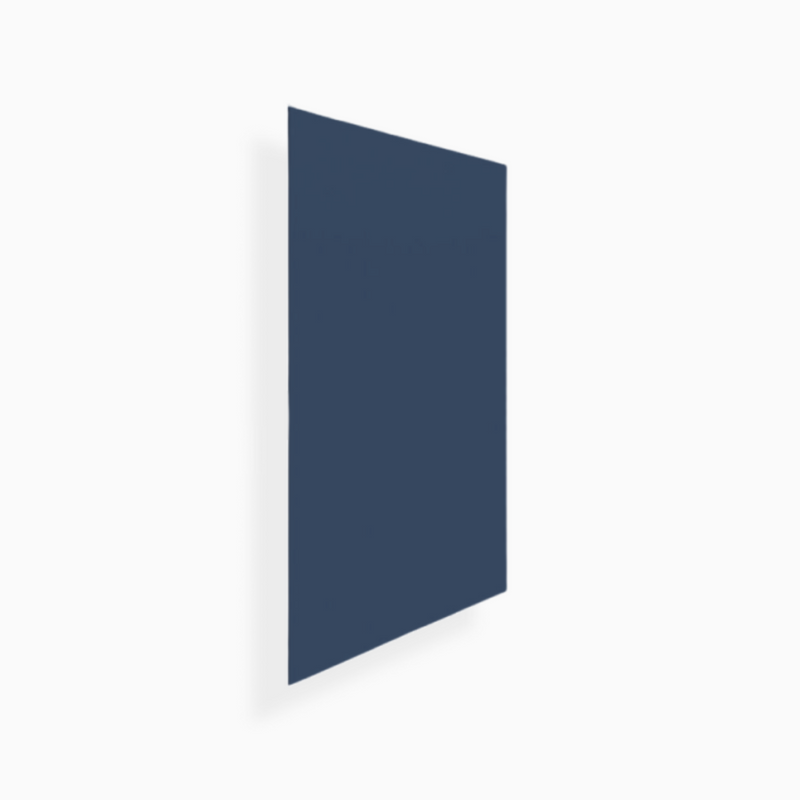 Navy blue door on a white background