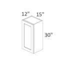 W1530 Bridgeport Grey Shaker RTA